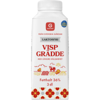 Vispgrädde Laktosfri 36%