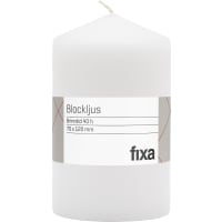 Blockljus Vit
