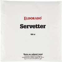 Eldorado Servett Vit 100p