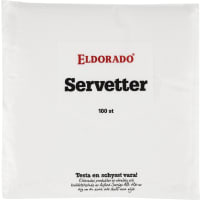 Servett Vit 1-lags