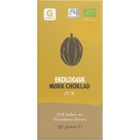 Mörk Choklad Ekologisk Mörk Chokl 70% Kakao