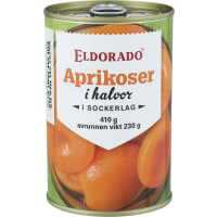 Aprikoser Konserverad