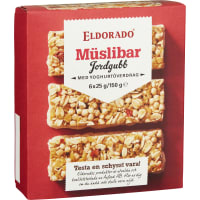 Eldorado Jordgubb Müslibar 6-pack