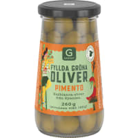 Gröna Oliver med Pimiento