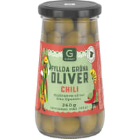Gröna Oliver med Chili