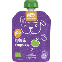 Äpple Plommon Klämmis Från 6 Månader