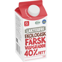 Garant Eko Vispgrädde Laktosfri 40%