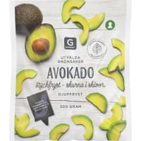 Avokado Skivor Fryst