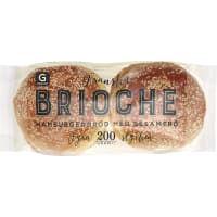Brioche Sesam Hamburgerbröd 4-pack