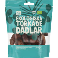 Dadlar Torkade Urkärnade Ekologiska
