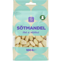 Mandel Skållad Hel