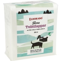 Tvättlappar Torra