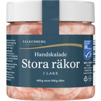 Falkenberg Stora Räkor i Lake Handskalade