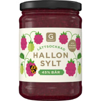 Hallonsylt 45% Bär Lättsockrad