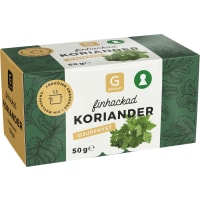 Koriander Finhackad Fryst