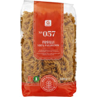 Fusilli Fullkorn Pasta