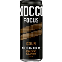 Nocco Cola Focus Energidryck Burk