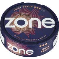 Zone No33 Juicy Peach Tobaksfritt Snus