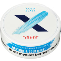 X Cold Blast Extra S Tobaksfritt Snus