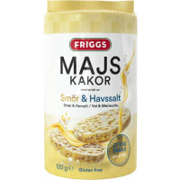Smör Havssalt Majskakor