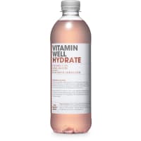 Vitamin Well Hydrate Rabarber/jordgubb Stilla Vatten Pet