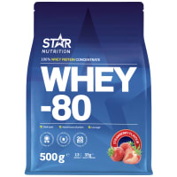 Star Nutrition Strawberry Whey-80 Proteinpulver