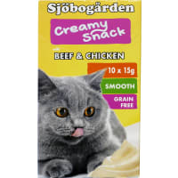 Creamy Snacks Beef & Chicken Kattgodis
