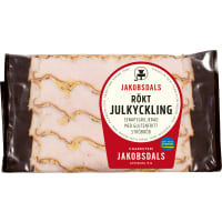 Julkyckling Lättrökta Skivad