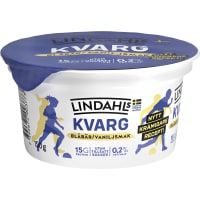 Lindahls Blåbär Vanilj Kvarg 0,2%