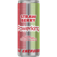 Powerking Strawberry Energidryck Burk
