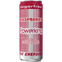 Raspberry Sugarfree Energidryck Burk