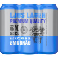 Ljus Lager Premium 3,5% Folköl Burk
