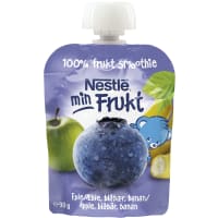 Fruktsmoothie Äpple Blåbär Banan Från 6 Månader