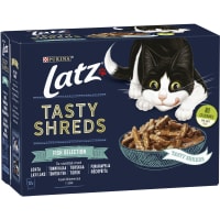 Fish Selection Tasty Shreds i Sås Kattmat 12-pack
