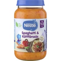 Nestlé Spaghetti Köttfärssås Från 1-3 År