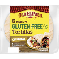 Old El Paso Tortilla Medium Glutenfri/6-pack