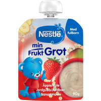 Jordgubb Banan Äpple Grötklämmis Från 6 Månader