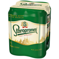 Staropramen Premium Beer Ljus Lager 3,5% Folköl Burk