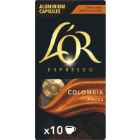 L'or Colombia 8 Andes Kaffekapslar