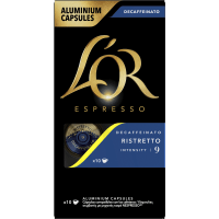 L'or Ristretto 09 Decaffeinato Kaffekapslar