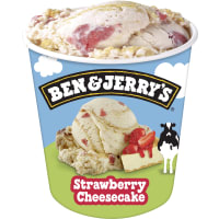Ben & Jerry's Strawberry Cheesecake Glass