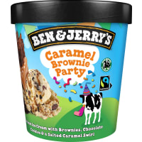 Ben & Jerry's Caramel Brownie Party Glass