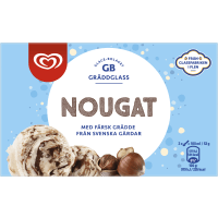 Nougat Gräddglass