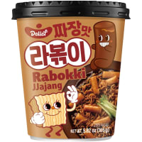 Rabokki Jjajang Nudlar i Kopp