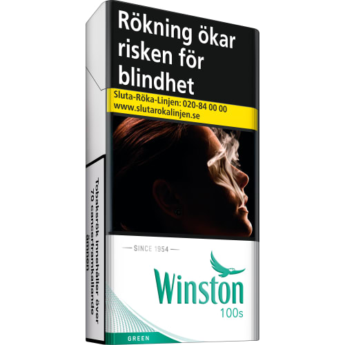 Winston Green 100s Cigaretter