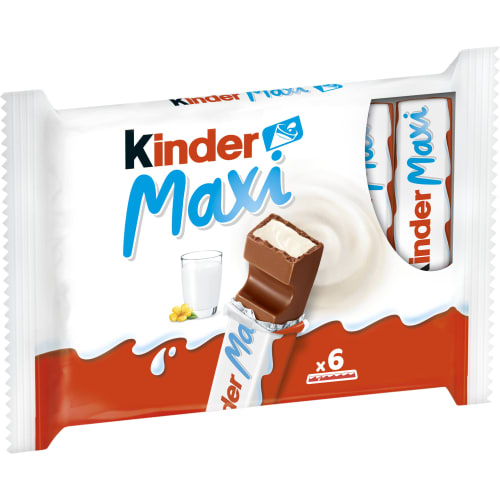 Maxi 6-pack Mjölkchokladbar