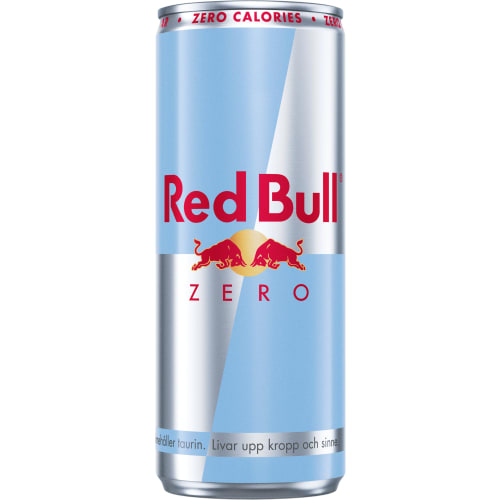 Red Bull Zero Energidryck, Burk