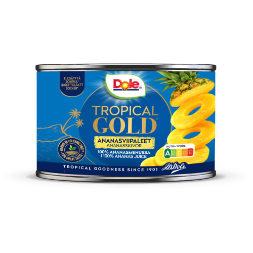 Tropical Gold Pineapple Slices In Juice