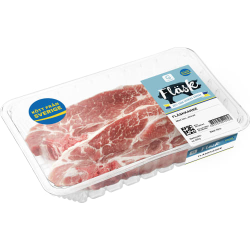Fläskkarré med Ben Skivad Sverige