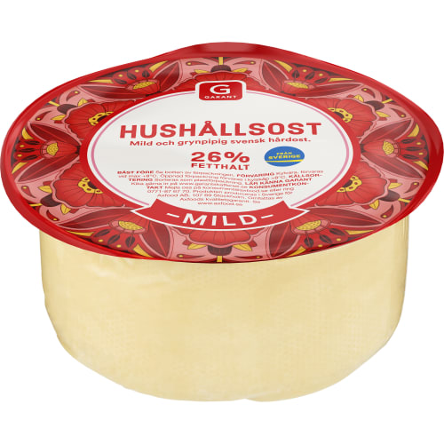 Hushållsost Mild 26%